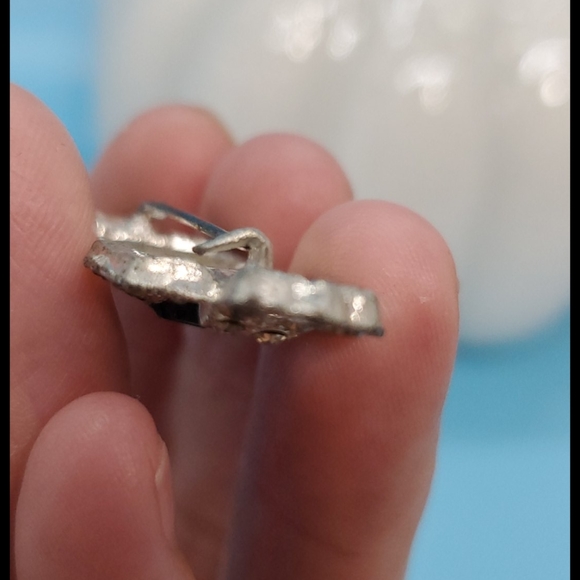 VINTAGE Green & clear rhinestones•art deco - Picture 6 of 7